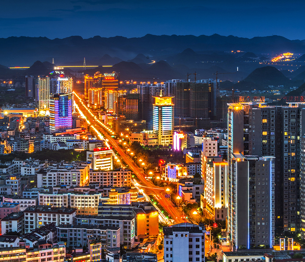 兴义市城市风光