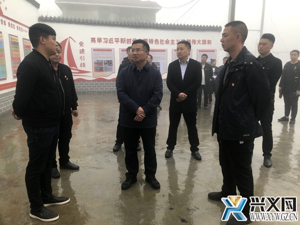 图为顾先林在敬南镇白河村调研基层组织建设情况.jpg
