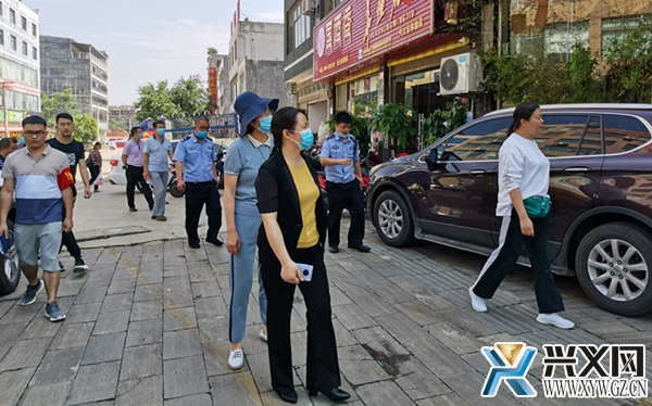 青松一行到桔山街道开展“三创”巡查工作(图文)