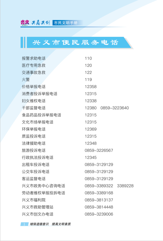 【创文工作】《文明课堂》第（四）讲：创建全国文明城市，兴义人能做什么？