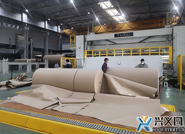 鹏昇纸业：开足马力忙生产 奋力实现“开门红”(图1)