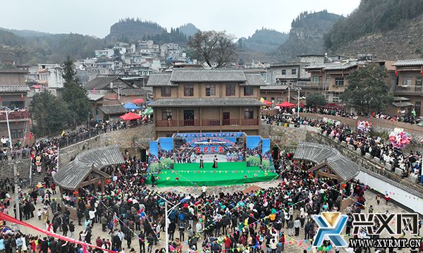 新桥镇举办苗族采花节欢度春节(图3)