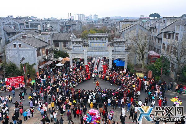 【网络中国节·元宵】义龙新区：上元灯会闹元宵 “大明边屯”观盛景(图4)