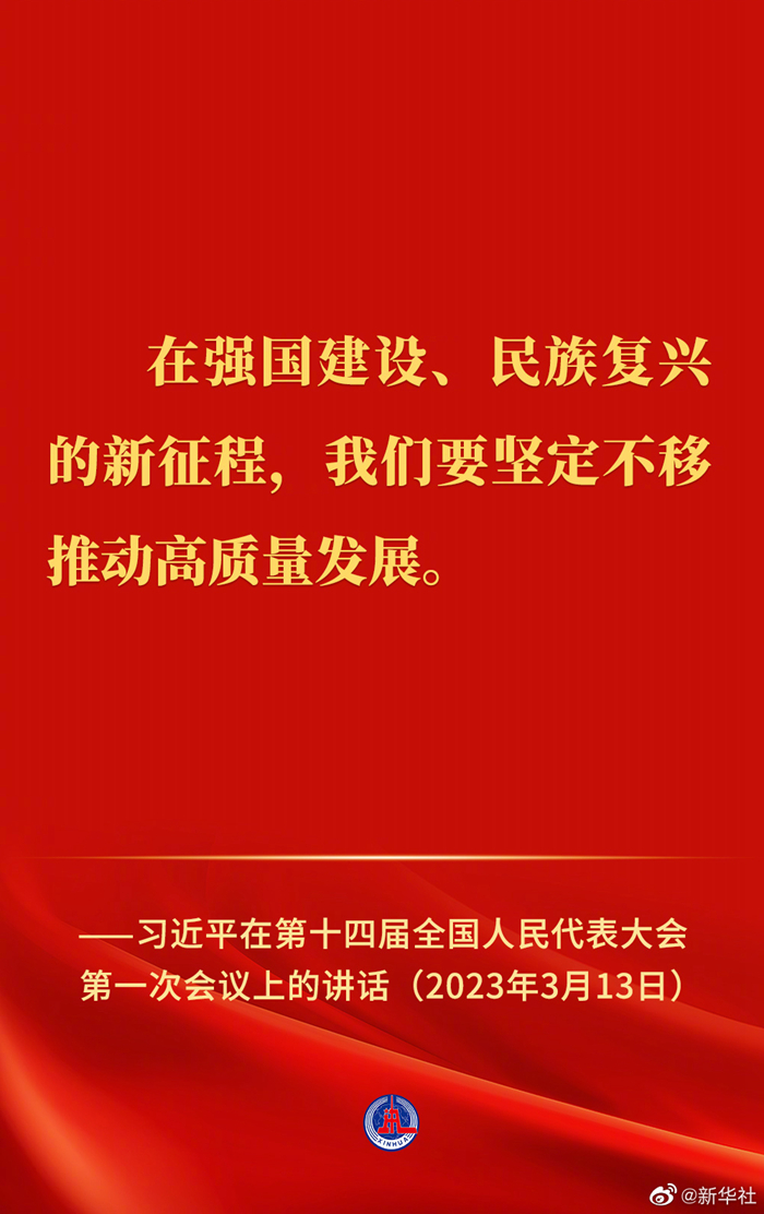 习近平在第十四届全国人民代表大会第一次会议上的讲话金句(图3)