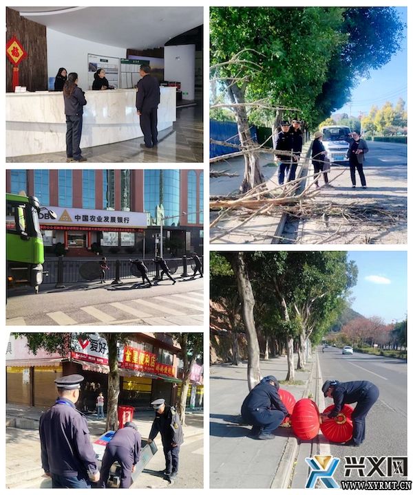 兴义市综合行政执法局：积极应对大风天气 及时消除道路安全隐患(图1)