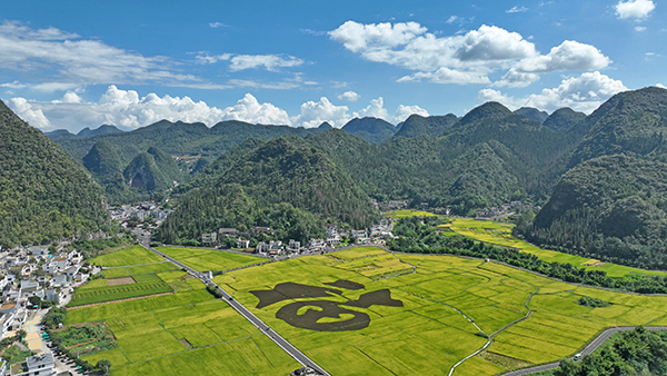兴义：秋日峰林美如画 诗酒田园醉游人(图1)