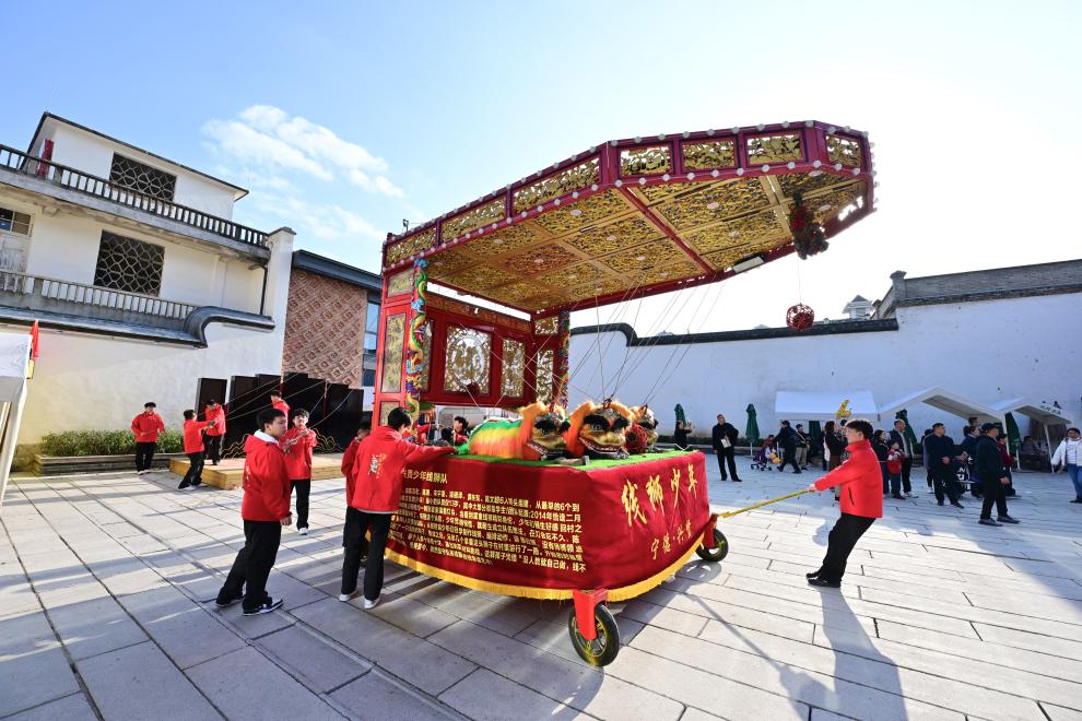 文化中国行·镜头里的非遗年｜线狮少年舞新春(图16)
