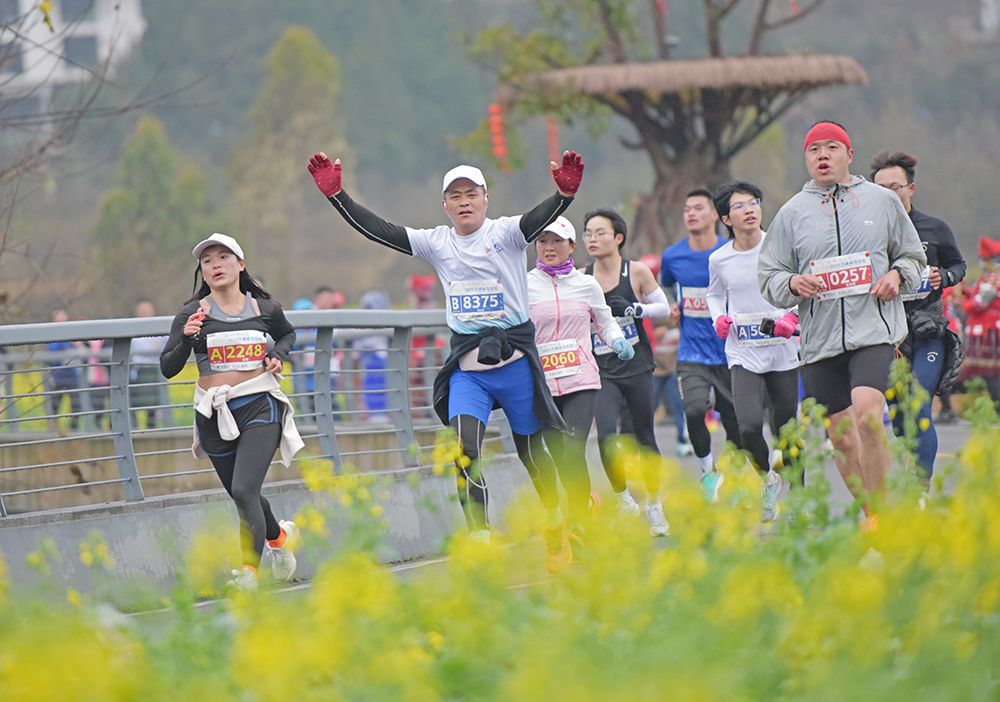 贵州电信·2025万峰林马拉松暨多彩贵州马拉松超级联赛（万峰林站）鸣枪开跑(图2)