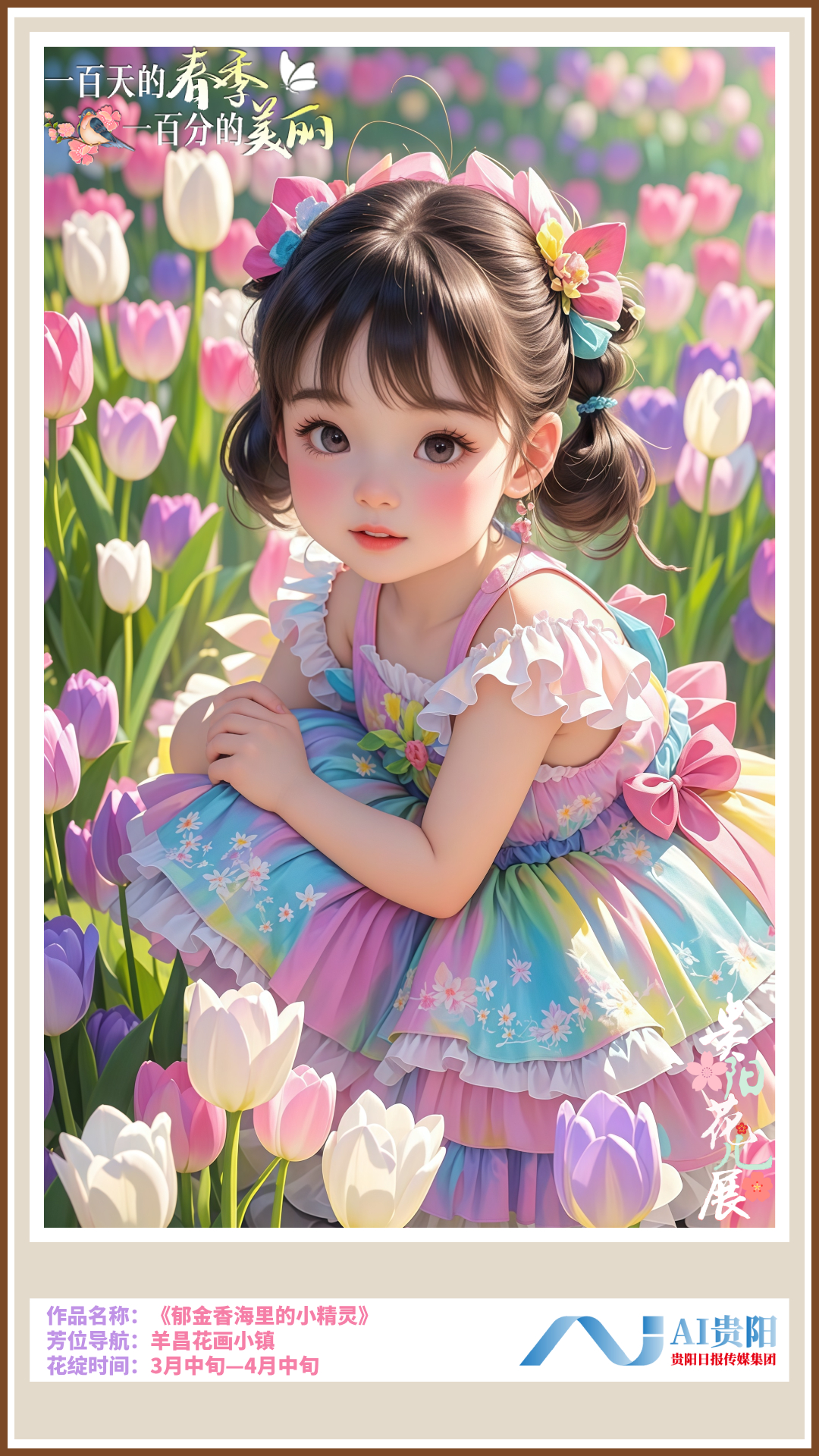 【一百天的春季 一百分的美丽】假如贵阳花儿办画展，你最Pick谁？(图6)