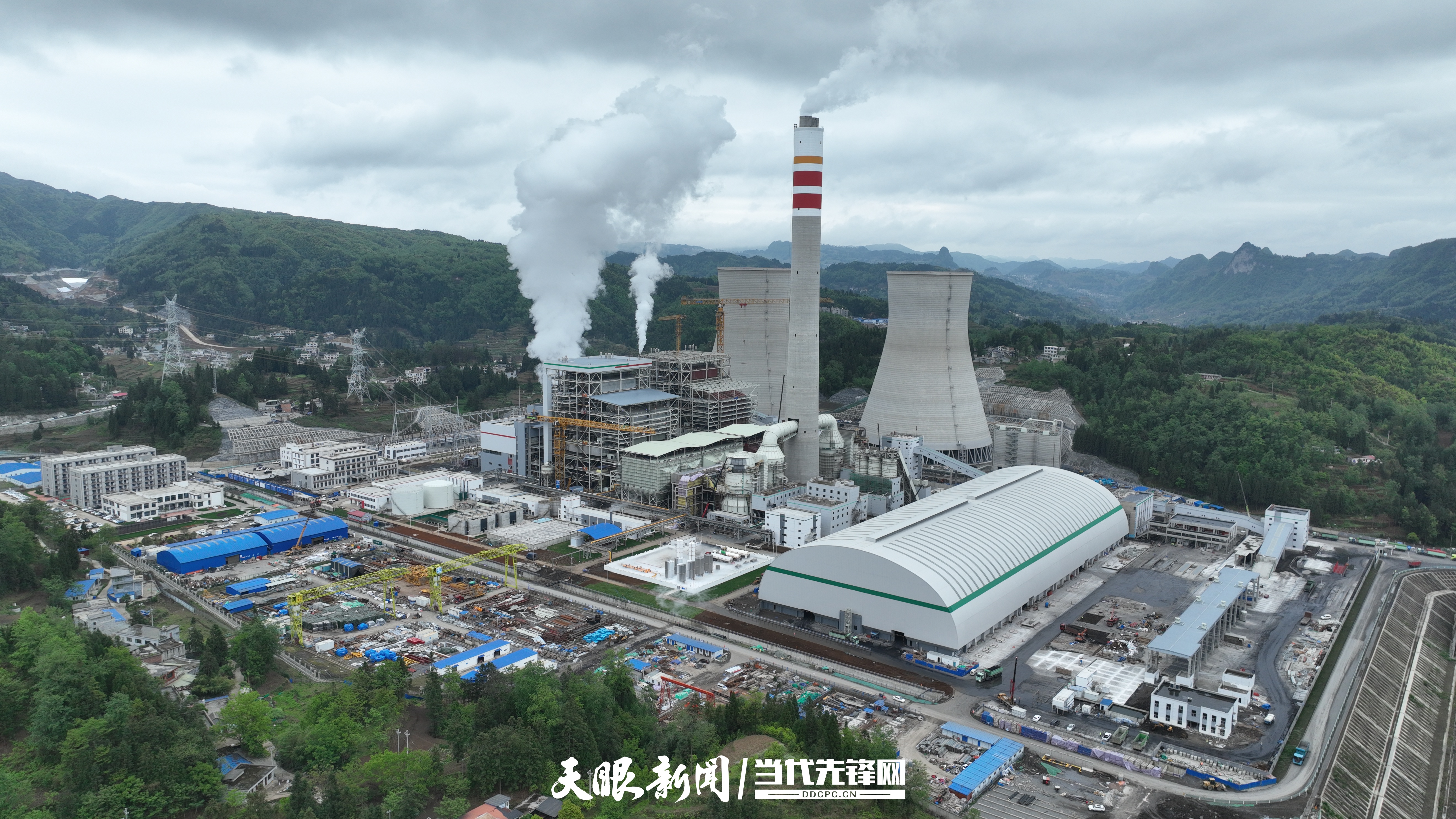 国家电投贵州金元织金“上大压小”异地改建项目（2×660MW）1号机组锅炉吹管工作圆满收官.JPG