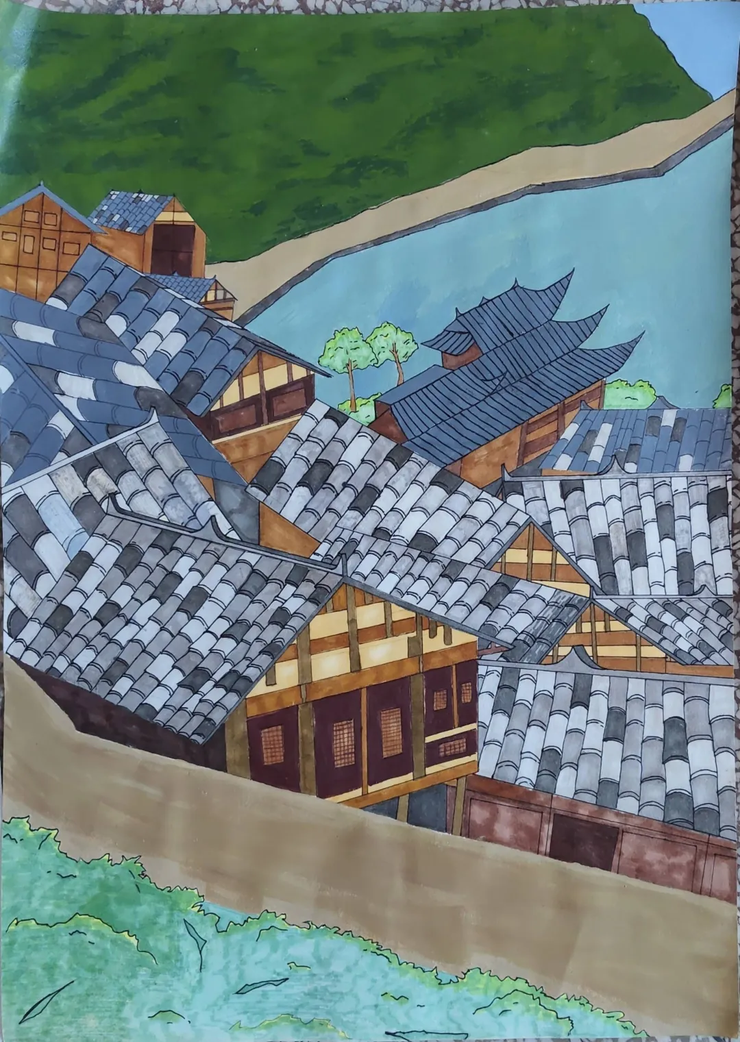 强国复兴有我——“丹青绘盛世·翰墨筑华章” 书画作品网络展（十九）(图5)