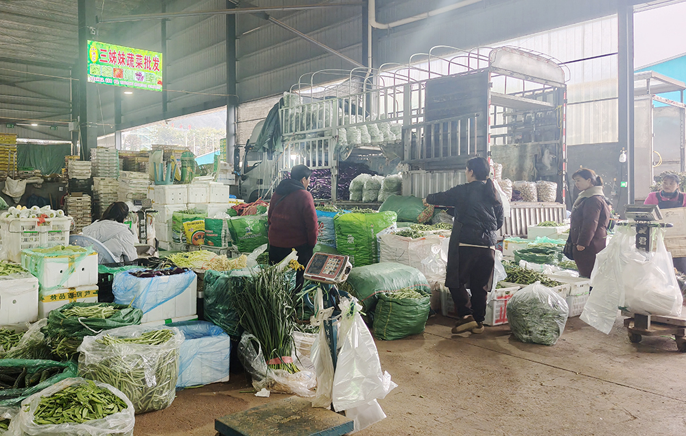 春节“菜篮子”货足价稳 吉祥农产品批发物流城全力保供(图1)