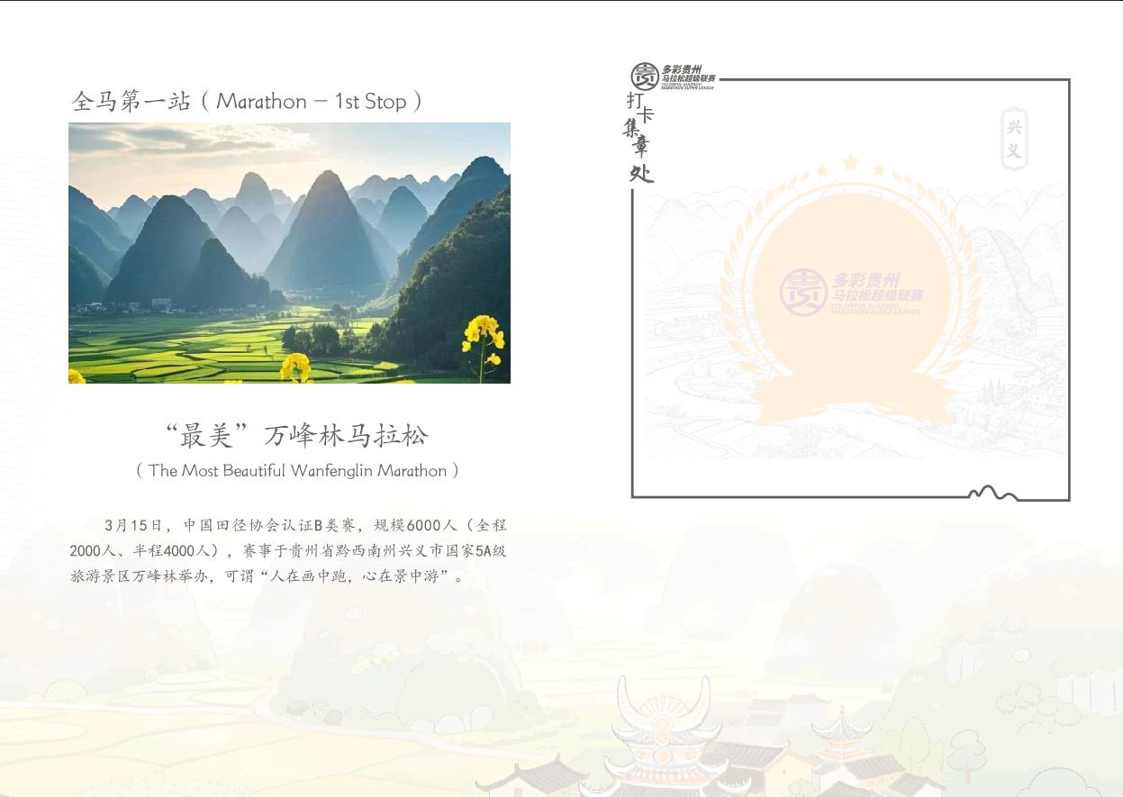 2026赛季多彩贵州马拉松超级联赛“奔跑护照”打卡公告(图4)