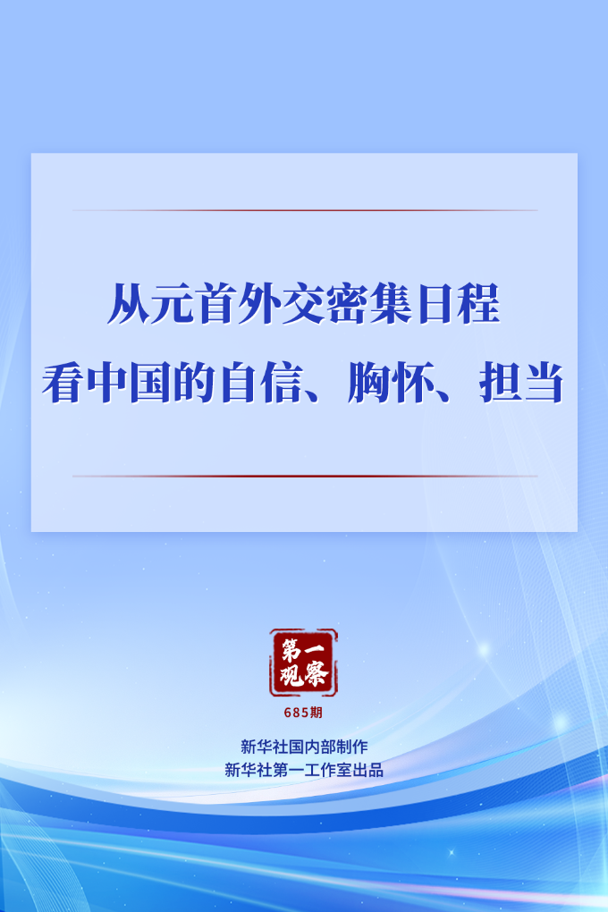第一观察丨从元首外交密集日程看中国的自信、胸怀、担当(图1) 第一观察丨从元首外交密集日程看中国的自信、胸怀、担当(图1)