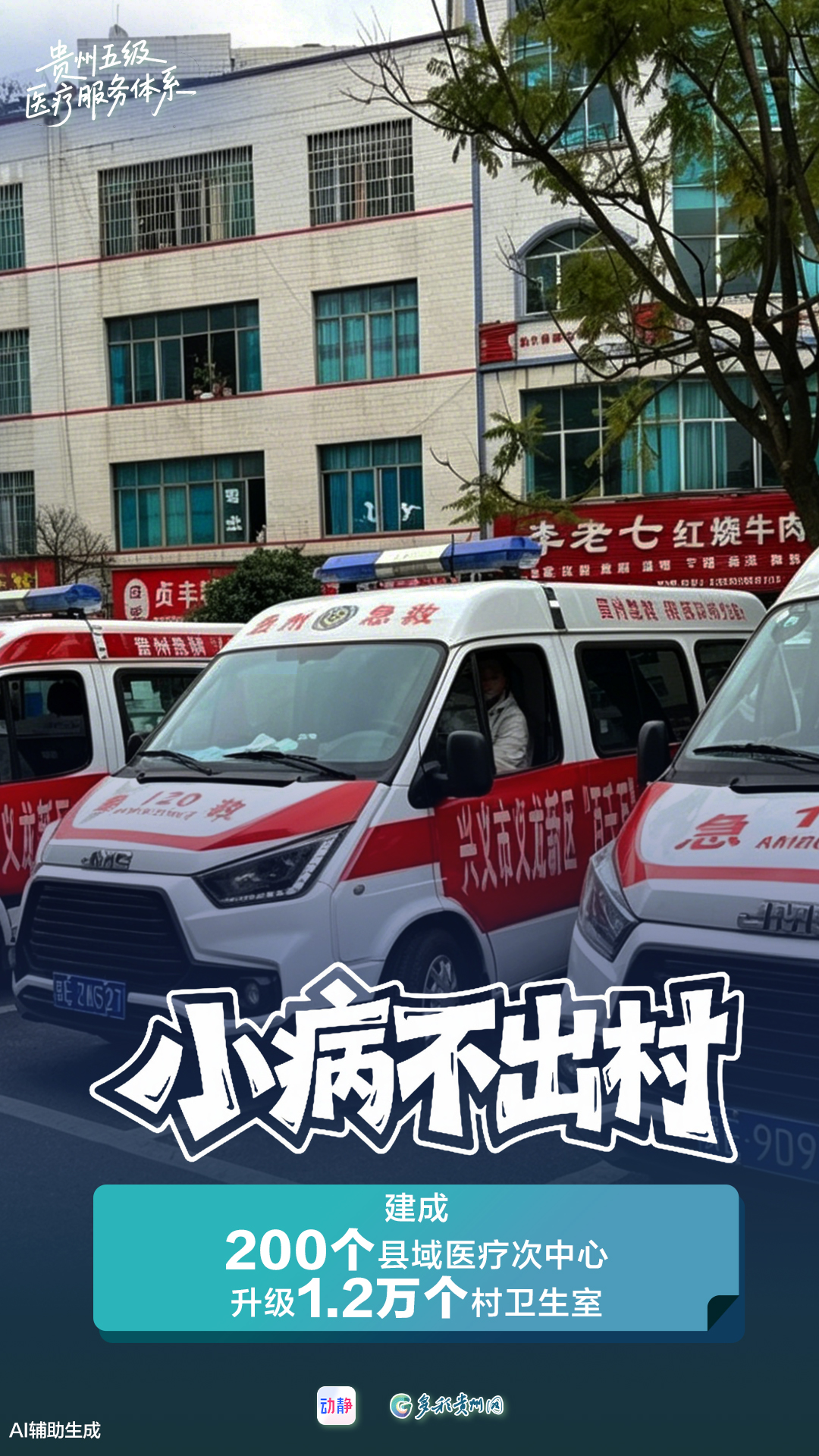 海报丨硬核答卷！贵州五级医疗服务暖人心，民生数据看这里！(图3)