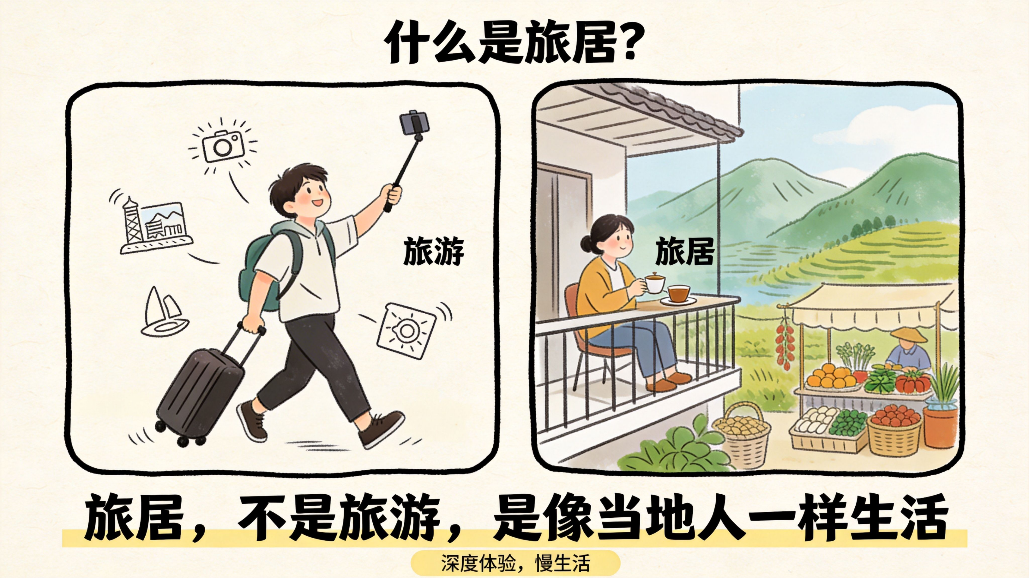AI绘黔旅丨旅居贵州：在22℃的夏天里，安放你的第二人生(图2)