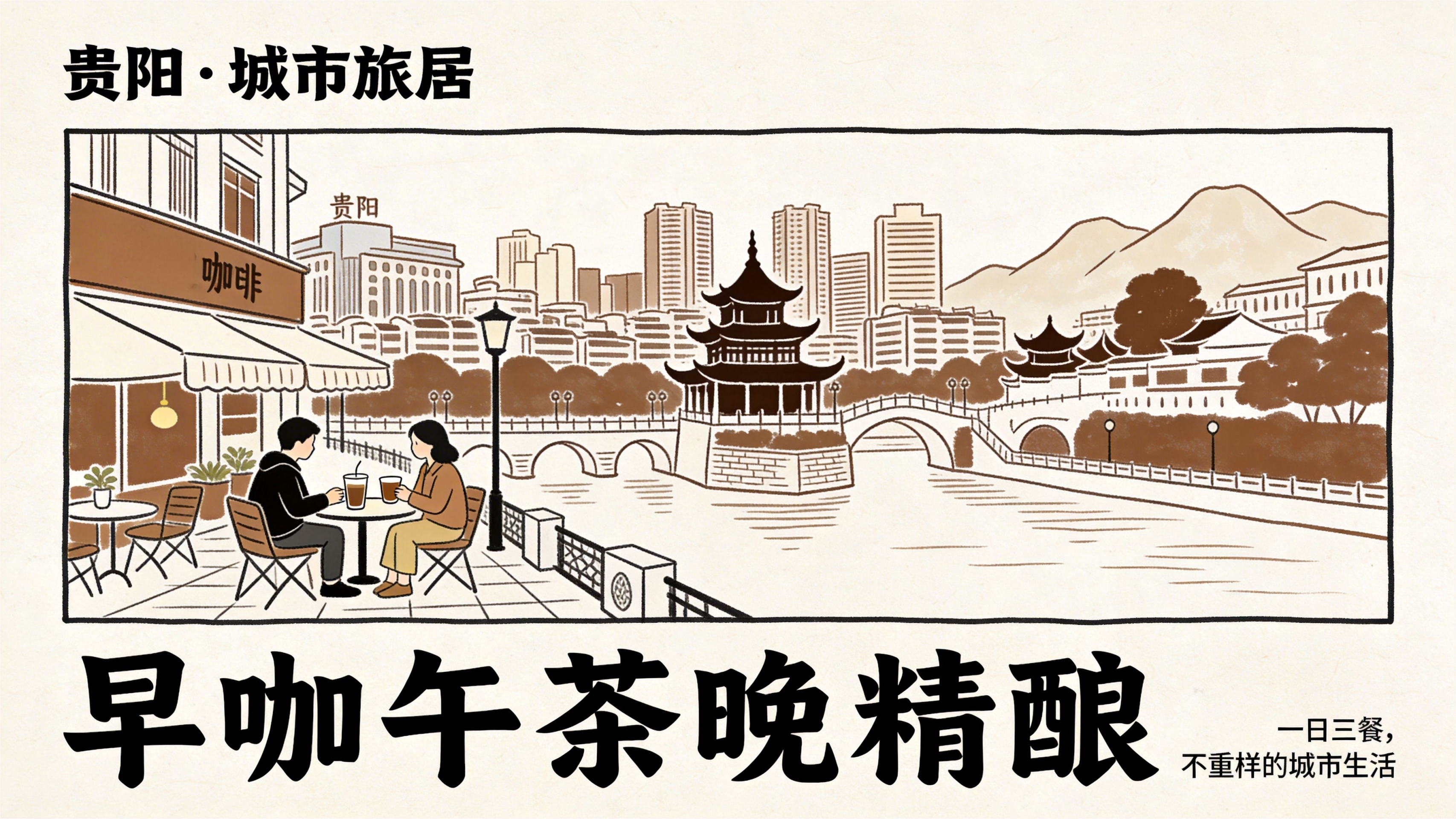 AI绘黔旅丨旅居贵州：在22℃的夏天里，安放你的第二人生(图4)