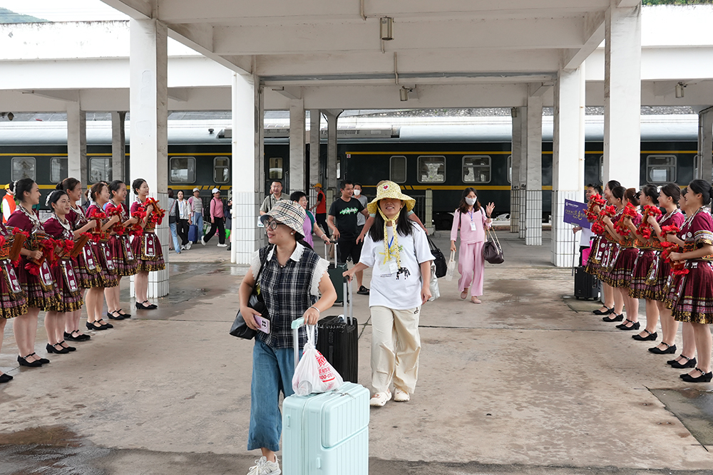 桂粤旅游专列直达兴义 跨省避暑游持续升温(图2)