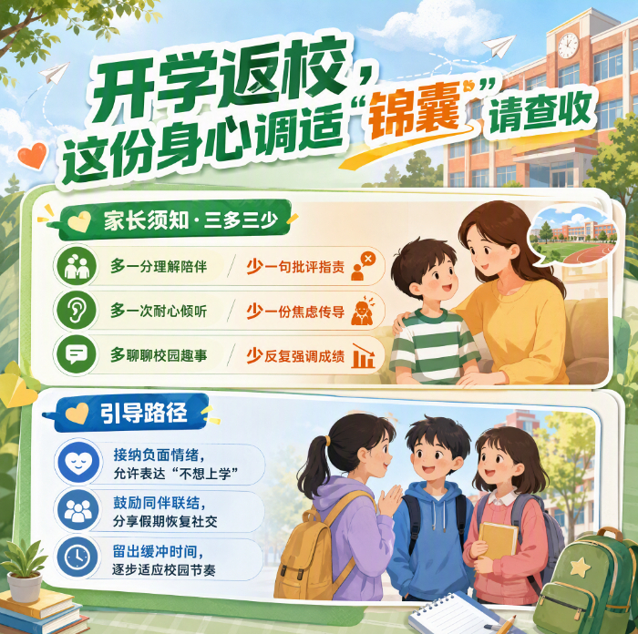 开学返校,这份身心调适“锦囊”请查收(图1) 开学返校,这份身心调适“锦囊”请查收(图1)